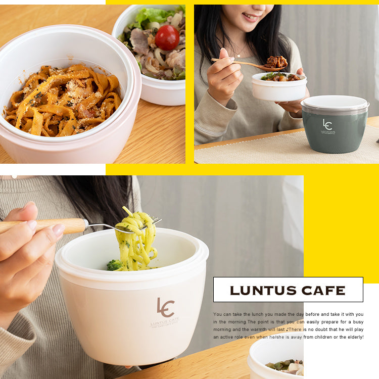 ASVEL Luntus Thermal Lunch Box 620ml Grey