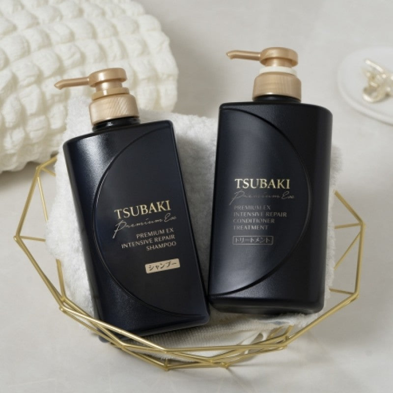 Shiseido Tsubaki EX-Premium Black Intensive Repair Shampoo & Conditioner 490ml