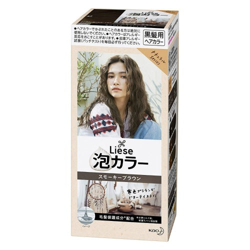 KAO Liese Prettia Bubble Hair Color Slivery Brown