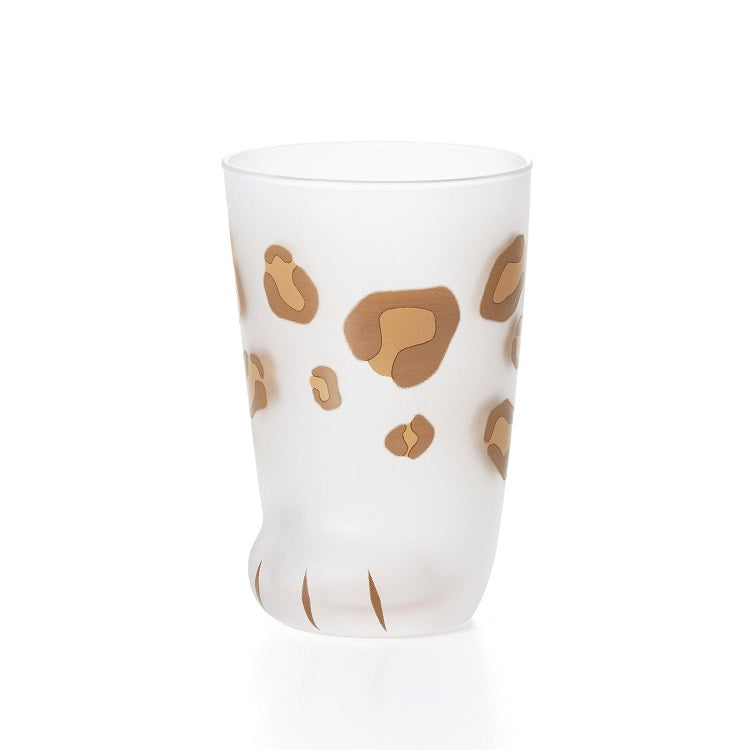 Aderia Coconeco Cat Paw Glass Cup Leopard 300ml