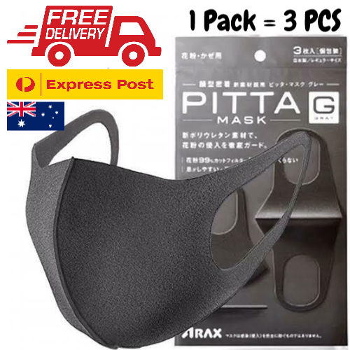 Arax Pitta Mask Anti-pollution Face Mask 3pks Made in Japan AU Stock