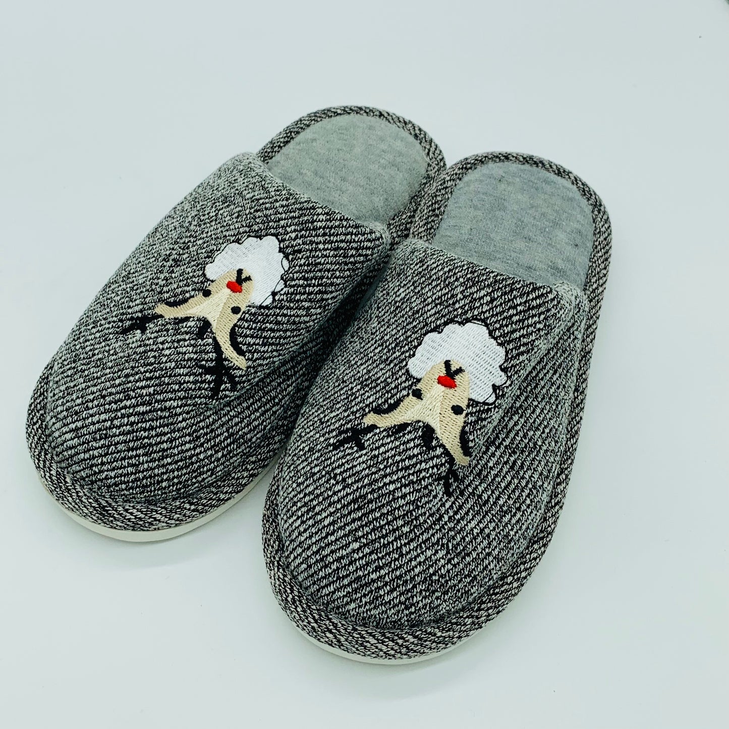 Deer Comfy Slipper Grey/Blue/Pink/Green