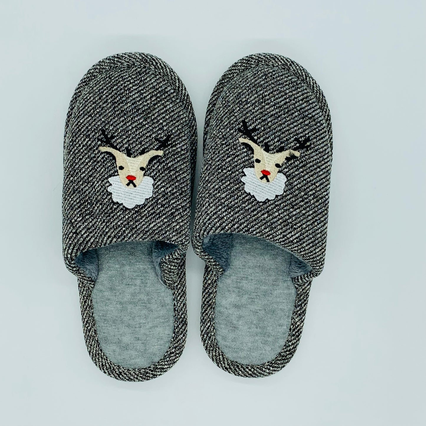 Deer Comfy Slipper Grey/Blue/Pink/Green