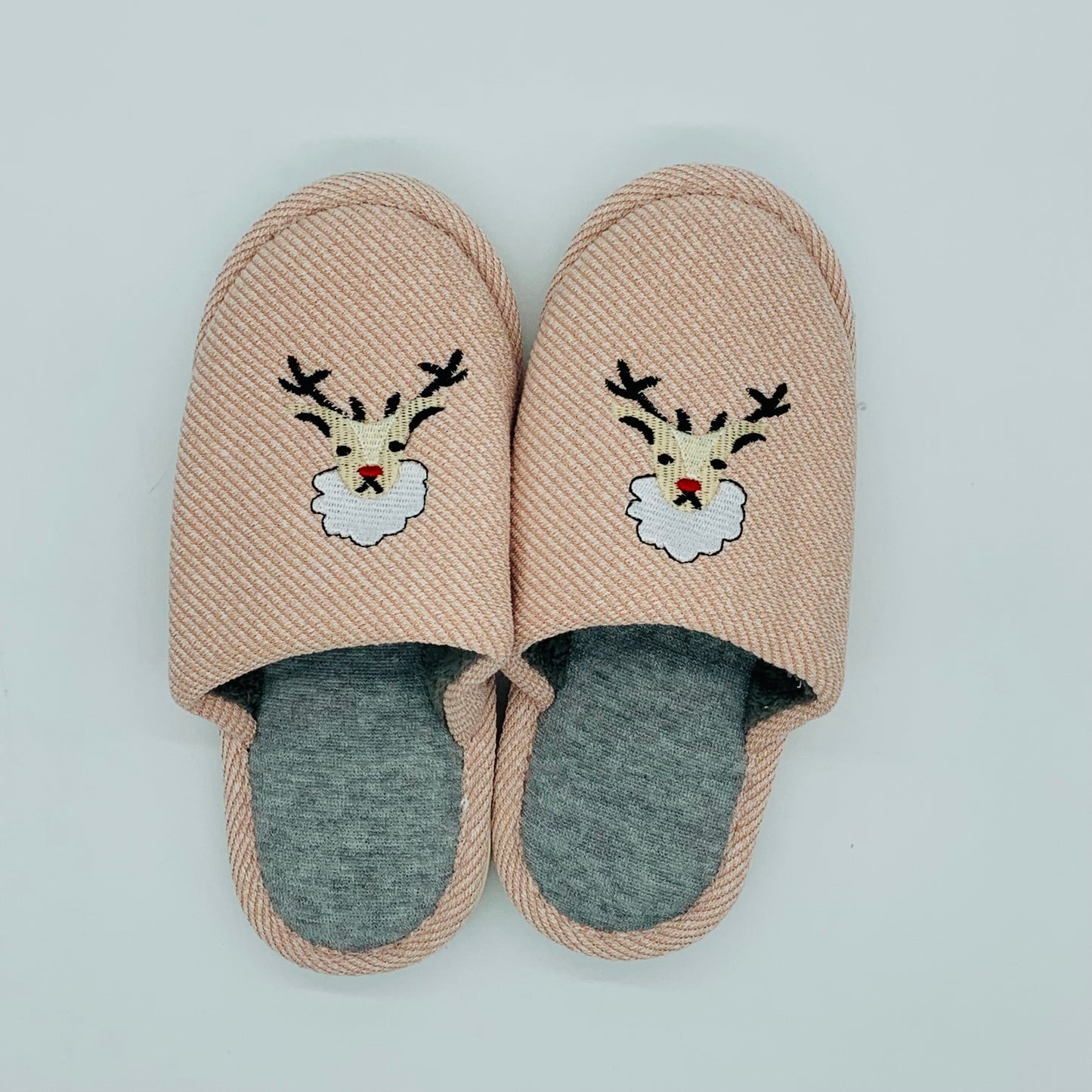 Deer Comfy Slipper Grey/Blue/Pink/Green