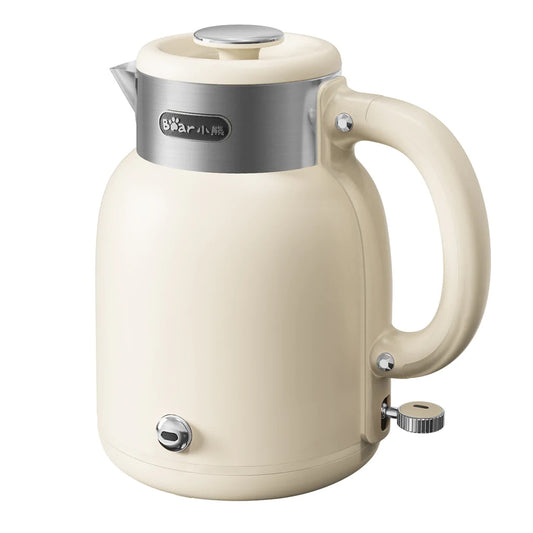 Bear Electric Tea Kettle 1.5L in White