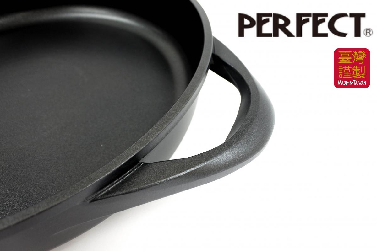 PERFECT Japanese style Teppanyaki Deep Pan w/ Lid 33/40 cm