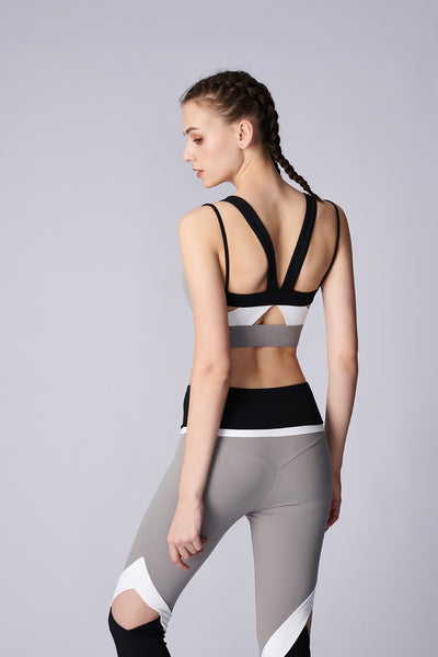 MTM-|-GLASSWING-BUTTERFLY-Tank-Sport Bra-Grey/Black