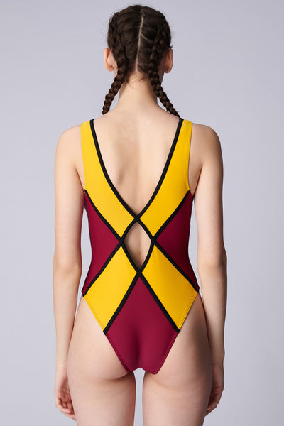 MTM-|-UNDER-THE-BURANO-SUN-One-Piece-Yellow/Purple