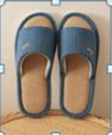 JHC Comfy Denim Anti-slip Cotton Slipper Blue/Light Blue