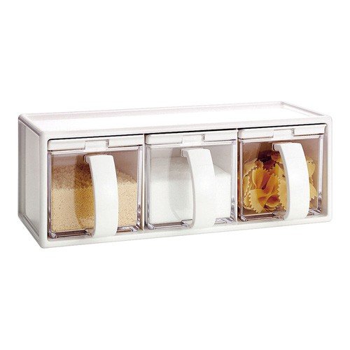 ASVEL Forma Condiment Drawer 3Box'S White