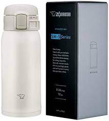 Zojirushi SM-SR36 "One Touch Open" Stainless Steel Vacuum Bottle 360ml