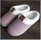 JHC Comfy Anti-slip Cotton Slipper Black/Blue/Grey/Pink