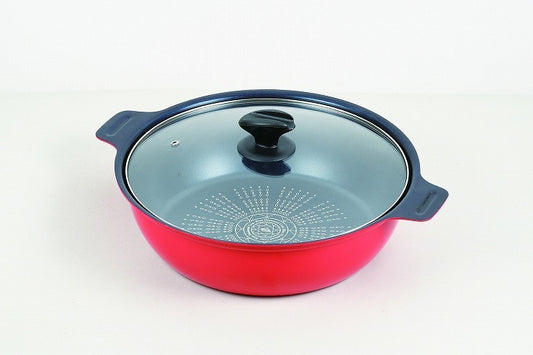 PEARL Non-Stick Table Pot w/Glass Lid 30cm